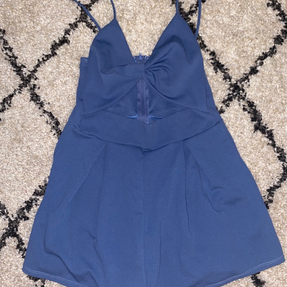 Blue Windsor Romper